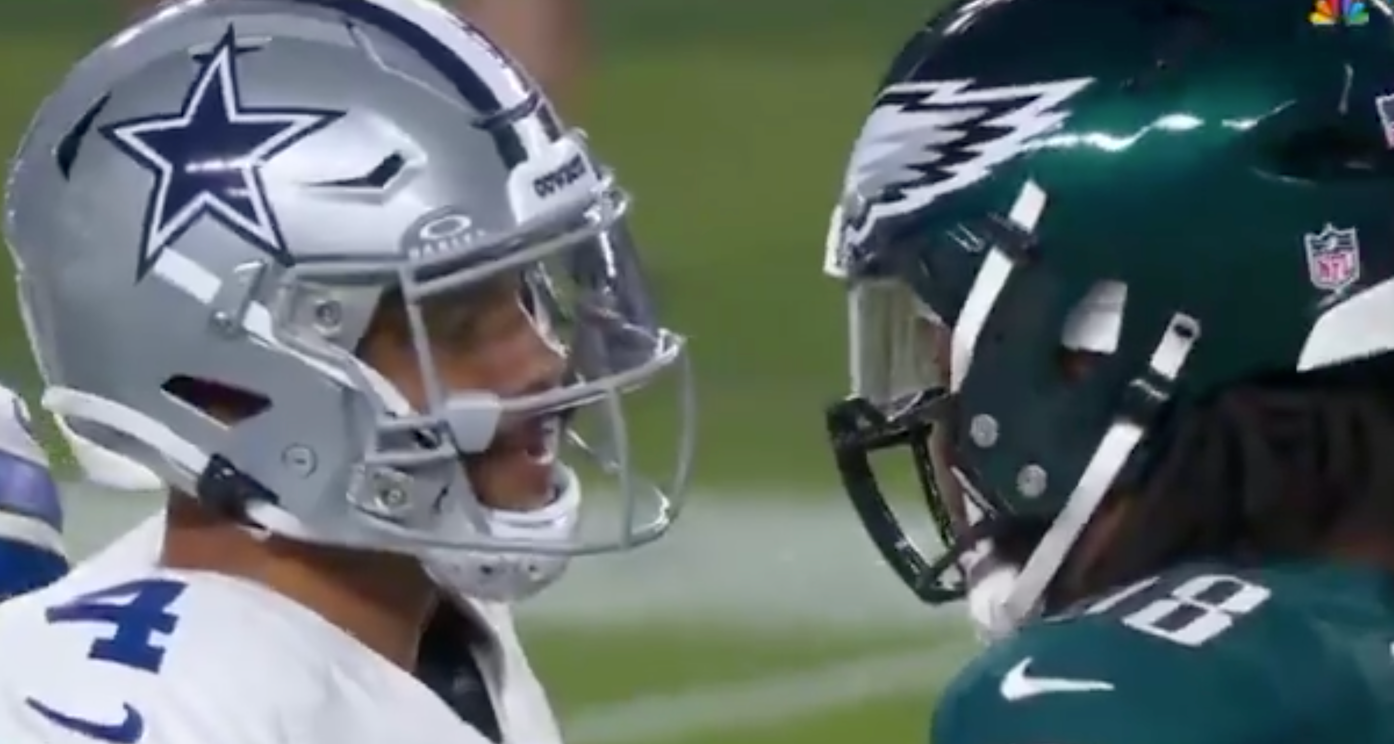 Jalen Carter spits on Dak Prescott during Week 1 Thursday Night Football